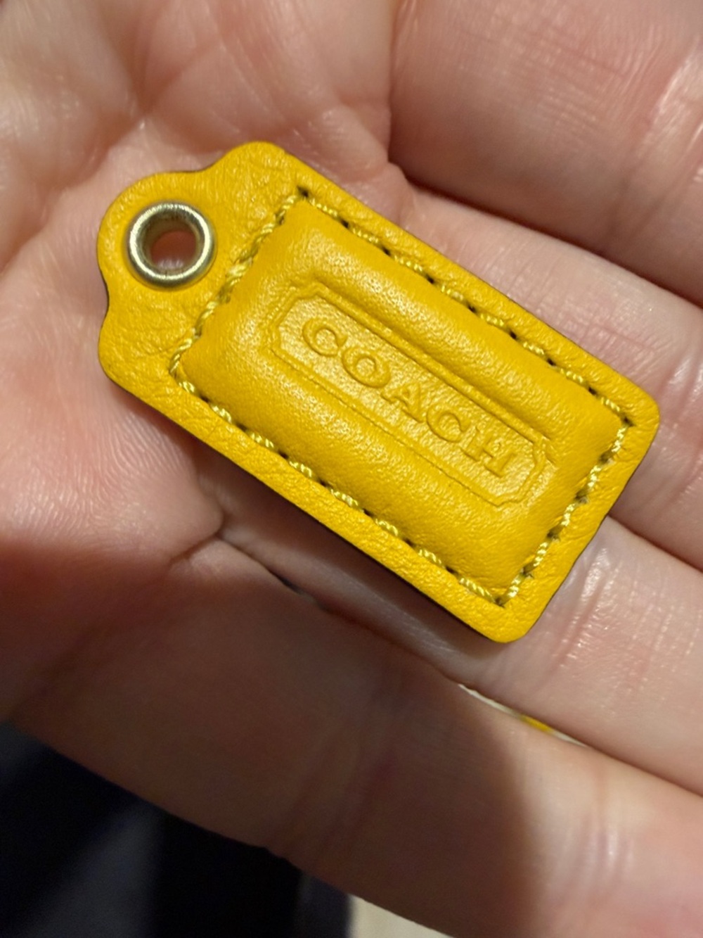 Coach Yellow Leather Clutch Wristlet - Picture 13 of 13